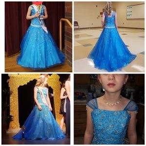Girls pageant dress